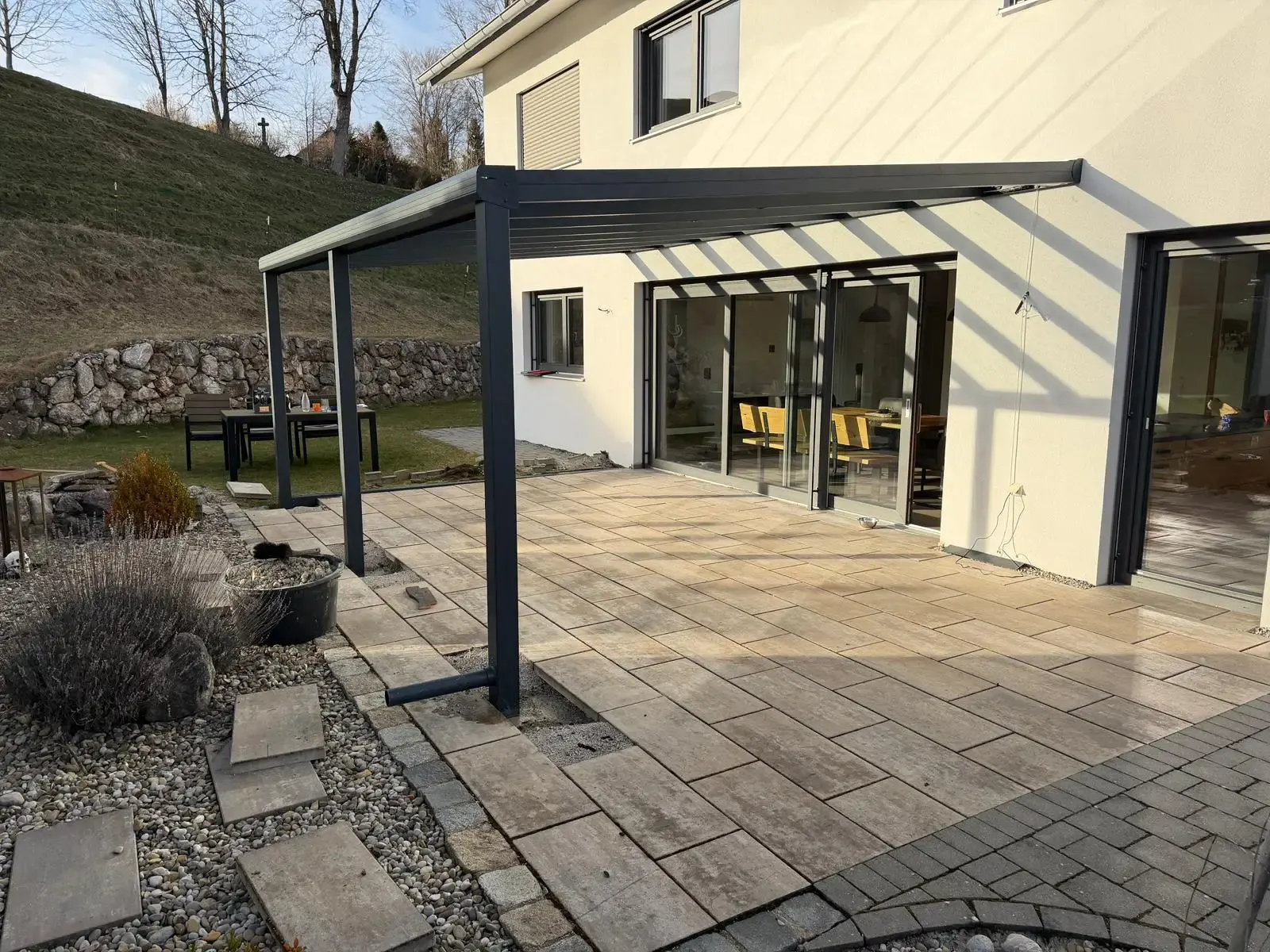 Terrassenüberdachung in Obergünzburg im Allgäu